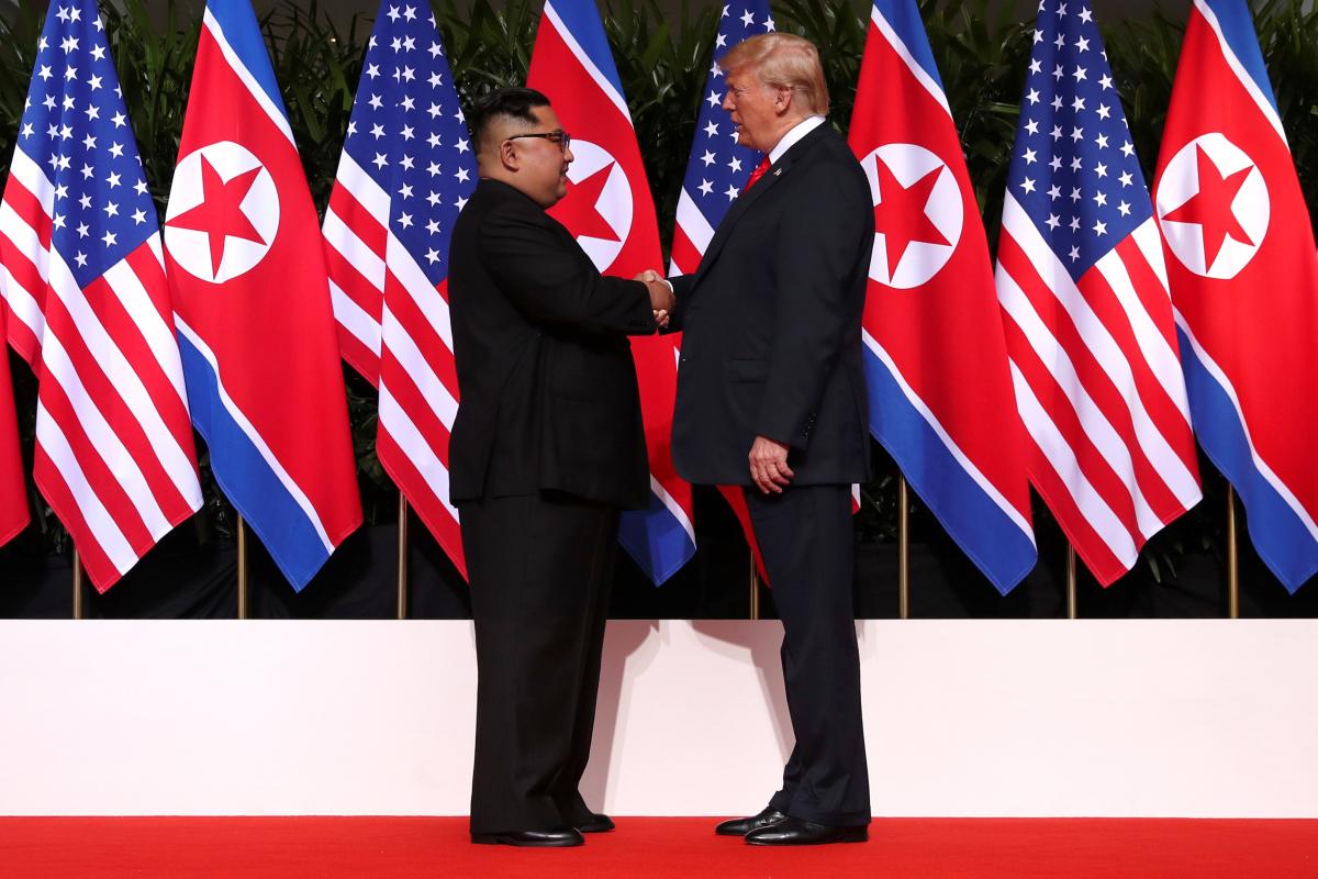 Дональд Трамп и Ким Чен Ын / фото REUTERS