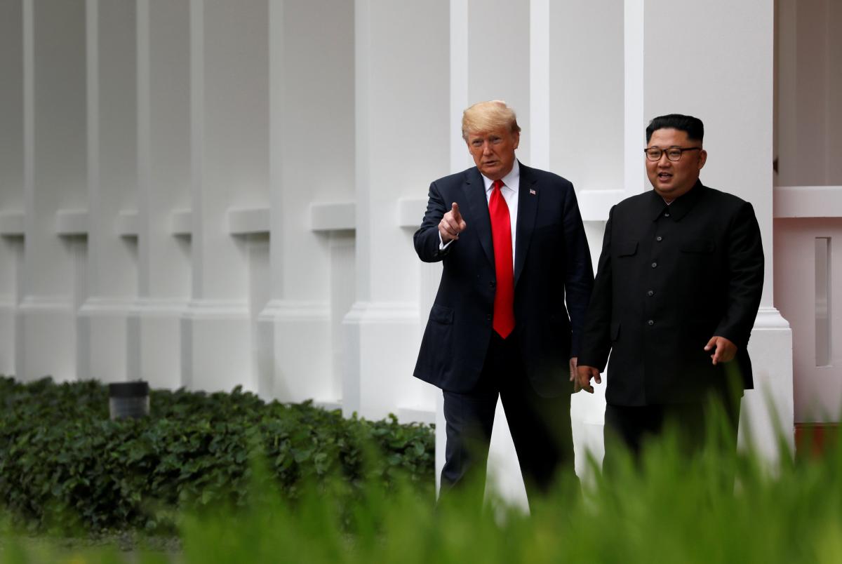 Дональд Трамп и Ким Чен Ын / фото REUTERS