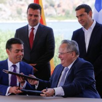 Greece, Macedonia sign pact to change ex-Yugoslav republic's name
