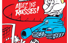 Злой Путин на танке: журнал Charlie Hebdo высмеял Чемпионат мира в России (фото)