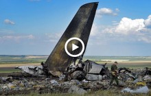 Сегодня исполняется четвертая годовщина катастрофы украинского военного самолета Ил-76, сбитого террористами (видео)