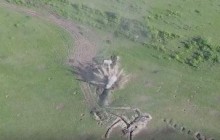 Position of Donbas militants destroyed in blitz strike (video)