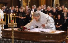 В Храме Христа Спасителя состоялось отпевание режиссера Станислава Говорухина