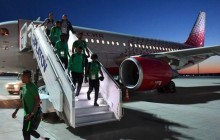 Самолёт со сборной Саудовской Аравии загорелся в воздухе на ЧМ-2018 в России (видео)