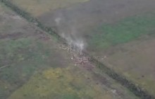 Уничтожение опорника боевиков на Донбассе попало на видео
