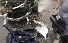 На Львовщине лобовая ДТП заблокировала трассу на Польшу (фото)