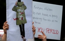 СМИ ищут скрытое послание в вызывающей надписи на куртке Мелании Трамп