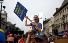 В Лондоне десятки тысяч людей призывают к новому референдуму (фото, видео)