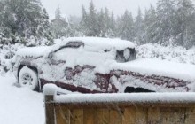 Часть Канады засыпало снегом (фото, видео)