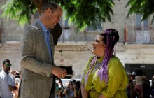 Сдержанный Уильям и эпатажная Барзилай: в сети показали прогулку принца с победительницей Евровидения (фото)