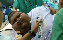 Самый толстый ребенок в мире смог похудеть и впервые за несколько лет прошелся по улице