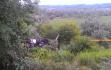 В Черновцах бензовоз слетел с дороги и перевернулся, задавив водителя кабиной