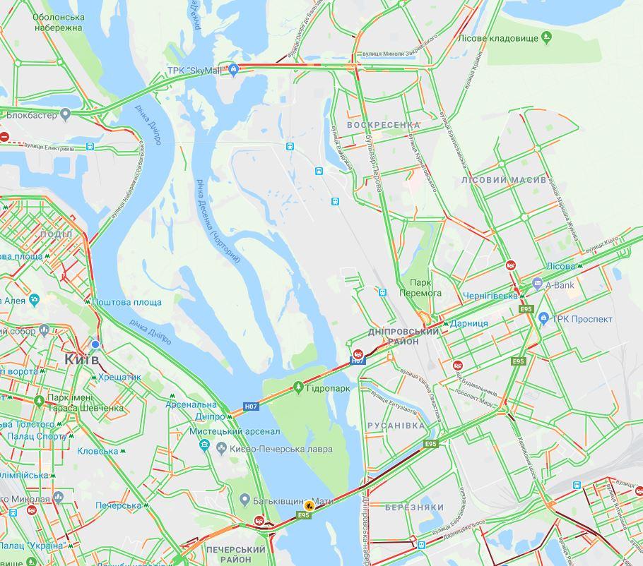 Скріншот - Карті Google