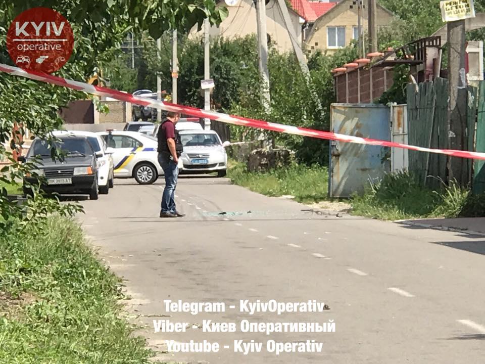 У поліції розповіли подробиці стрілянини на Софіївській Борщагівці / фото Київ оперативний У поліції розповіли подробиці стрілянини на Софіївській Борщагівці / фото Київ оперативний