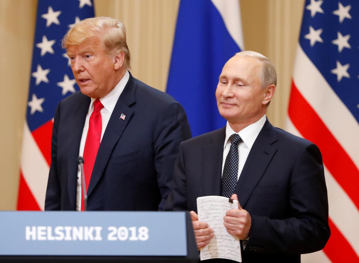 Дональд Трамп и Владимир Путин / REUTERS