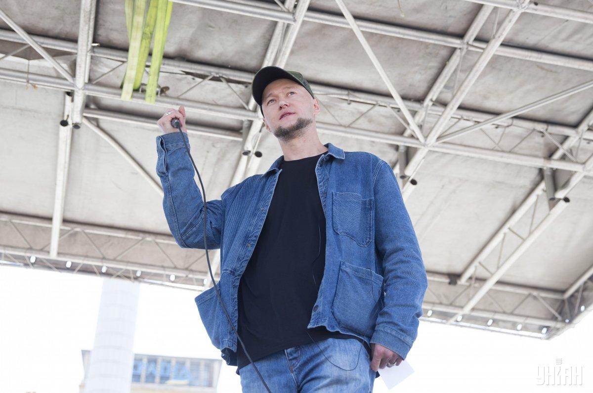 Також Хливнюк розповів, що не буде змушувати себе співати те, що йому не подобається / фото УНІАН