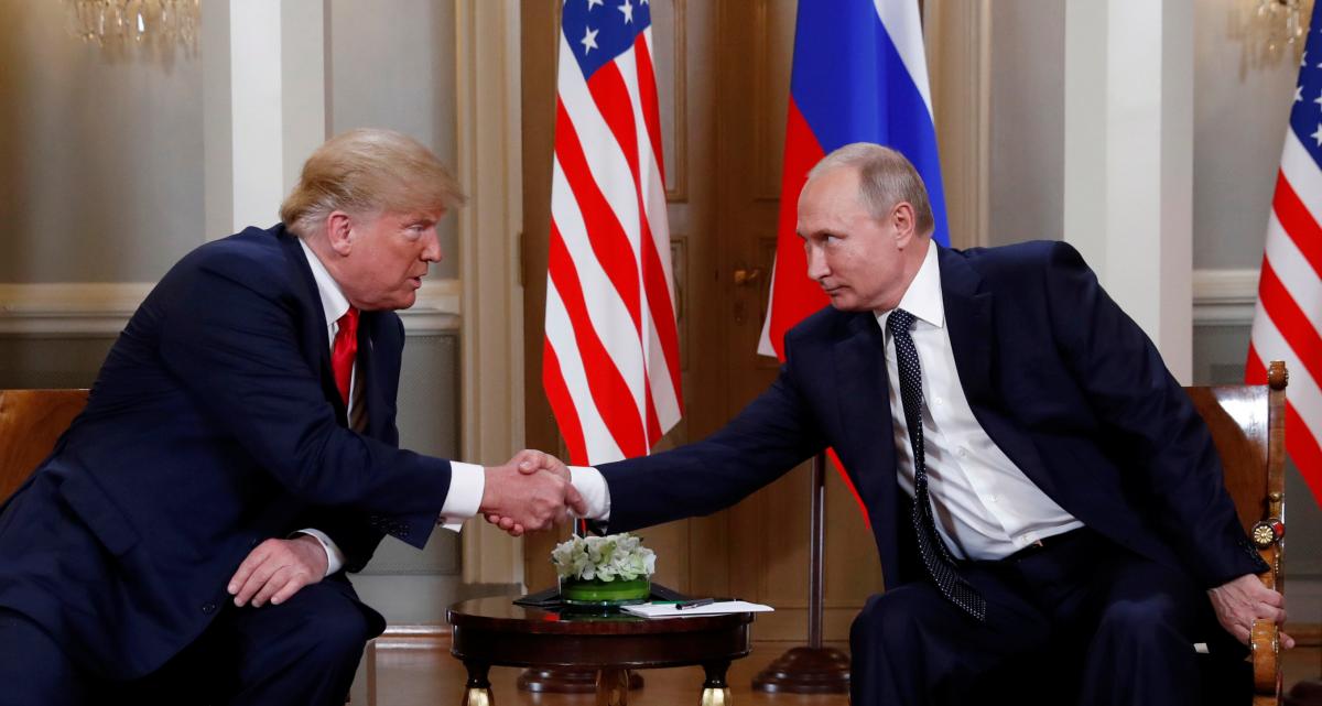 Дональд Трамп и Владимир Путин / REUTERS