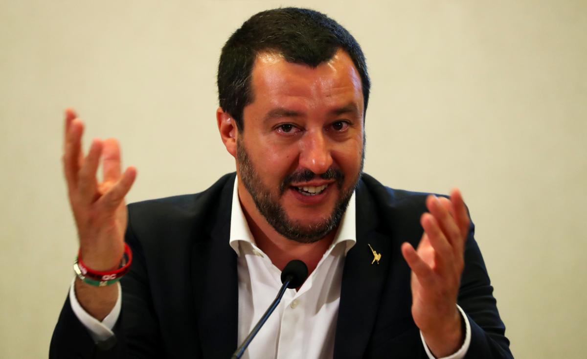 Маттео Сальвини вновь отличился скандальной выходкой / фото REUTERS