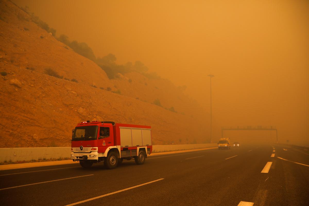 Лесные пожары в Греции / REUTERS