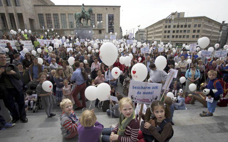 Бельгийский марш за жизнь в 2014 году / catholicherald.co.ru