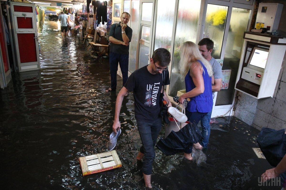 Фото Киев затопило после аномального ливня 25 июля 2018