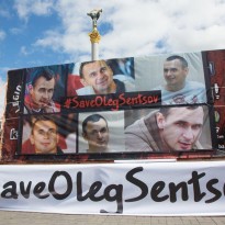 50 days of hunger strike: Ukrainians rally in support of Sentsov (Video)
