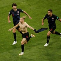 Croatian player addresses Ukrainians after knocking Russia out of World Cup (video)