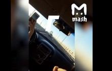 Дівчина влаштувала курйозну ДТП на Кримському мосту (відео)
