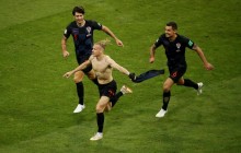 Croatian player addresses Ukrainians after knocking Russia out of World Cup (video)