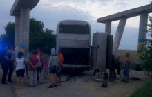 На Одещині загорівся екскурсійний автобус з півсотнею дітей
