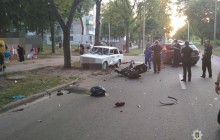 В Харькове в результате столкновения с авто на месте ДТП погибли два мотоциклиста (фото, видео)