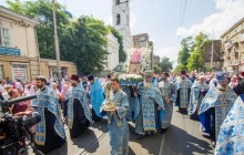 В Одесі понад 10 тисяч православних пройшли з Касперівською іконою Богородиці вулицями міста