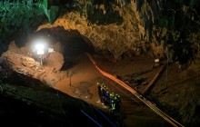 Музей счастливого спасения: тайские власти определилась с судьбой пещеры, где 2,5 недели просидели юные футболисты с тренером (видео)