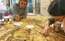 Для казанского монастыря создается Грузинская икона Богоматери из морской гальки