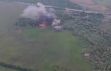 Russian-led forces suffer loss of military hardware in Ukraine army strike (Photo)
