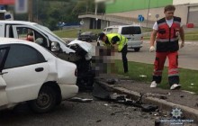 Лобове зіткнення: в результаті кривавої ДТП в столиці загинуло дві людини (фото)