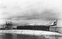 У пам'ять про екіпаж затонулого у 1940 підводного човна на дні Баренцева моря встановлено православний хрест