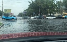 Ливень превратил дороги Киева и Чернигова в реки (фото, видео)