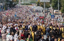 В УПЦ заявили, что в Овруче перевозчики отменили рейсы, чтобы не везти людей в Киев на крестный ход