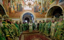 Напередодні дня пам’яті преподобного Антонія Печерського Предстоятель УПЦ очолив всенічне бдіння у Києво-Печерській лаврі