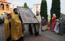 У Черкасах православні молились перед іконою святого апостола Андрія Первозваного з Греції