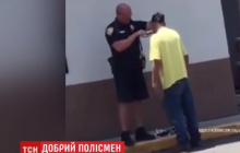 Коп побрил бездомного и прославился на весь мир (видео)