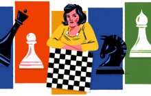 Google посвятил дудл второй чемпионке мира украинской шахматистке Людмиле Руденко