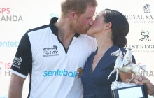 Меган Маркл страстно поцеловала принца Гарри на публике (фото)