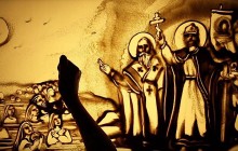 Ксенія Симонова створила пісочну відеолистівку до 1030-річчя Хрещення Русі