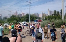 Поліція Києва пообіцяла втручатися в конфлікт активістів і забудовника на Осокорках