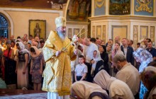 В день памяти отцов шести Вселенских Соборов митрополит Онуфрий возглавил богослужение в Киево-Печерской лавре