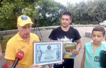 Чемпион мира по гиревому спорту 1030 раз поднял гирю в честь юбилея Крещения Руси