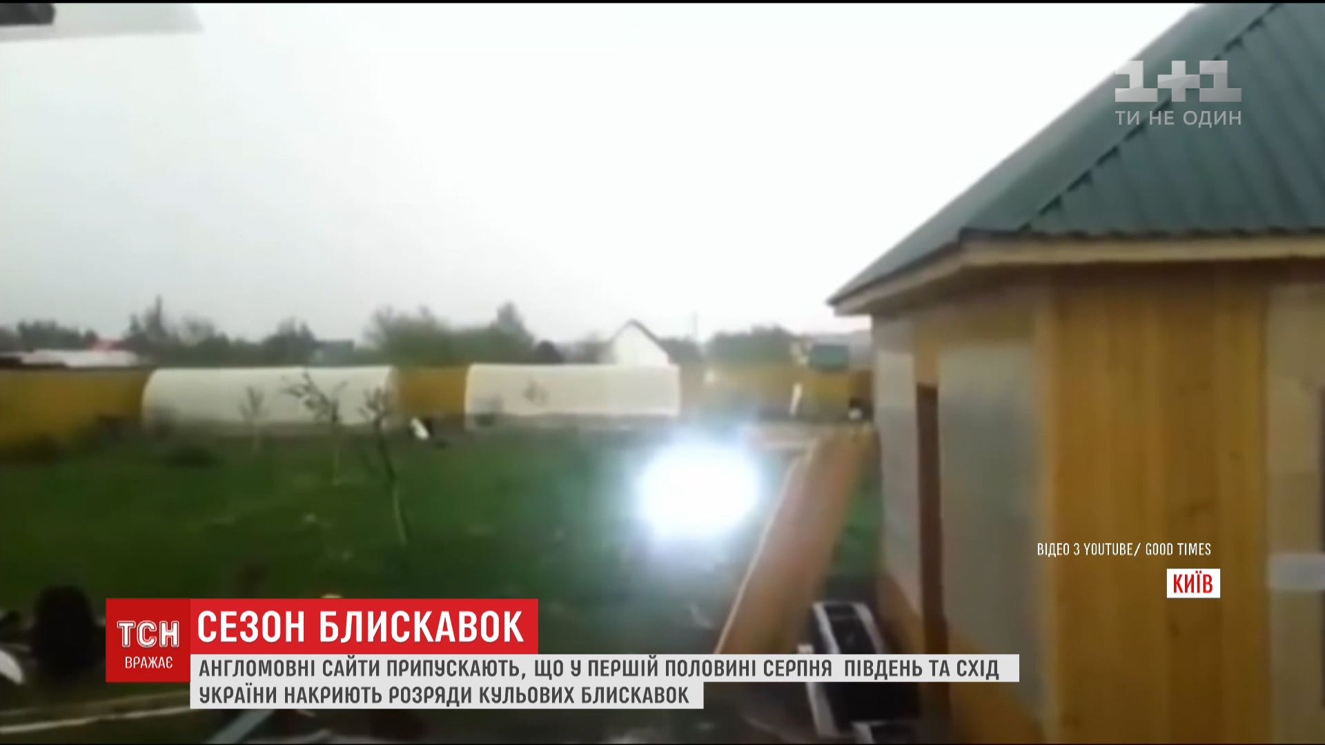 Кульові блискавки можуть бути непередбачуваними / Кадр з відео ТСН Кульові блискавки можуть бути непередбачуваними / Кадр з відео ТСН