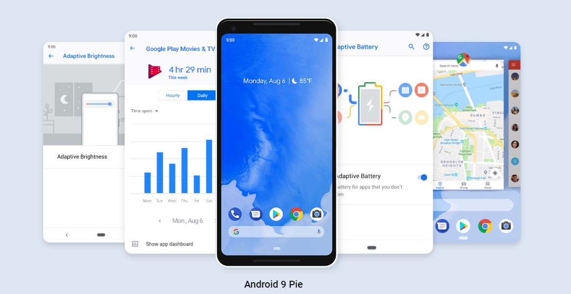 Google выпустила Android Pie / скриншот